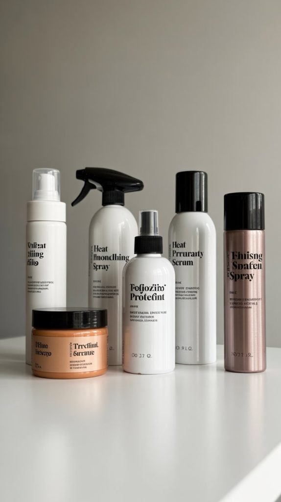 Inverted Bob with Curtain Bangs Styling Products Guide