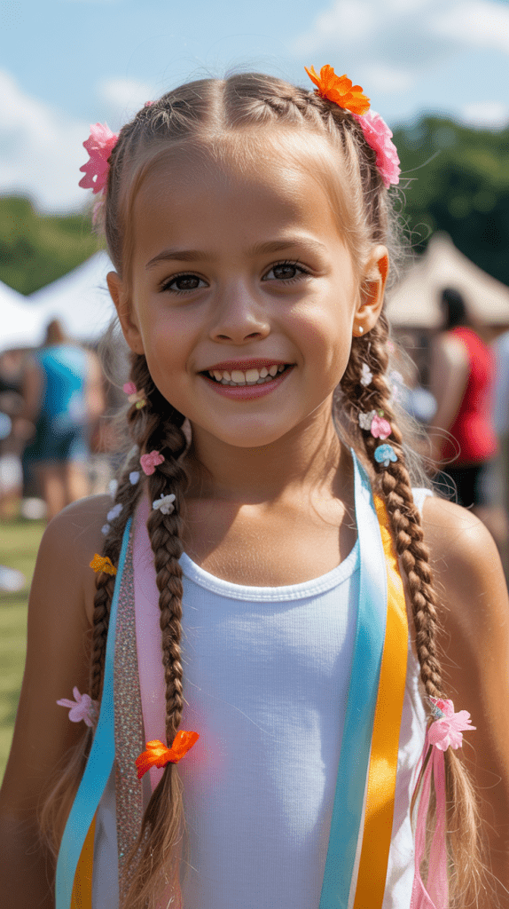 Festival Cornrows with Accessories