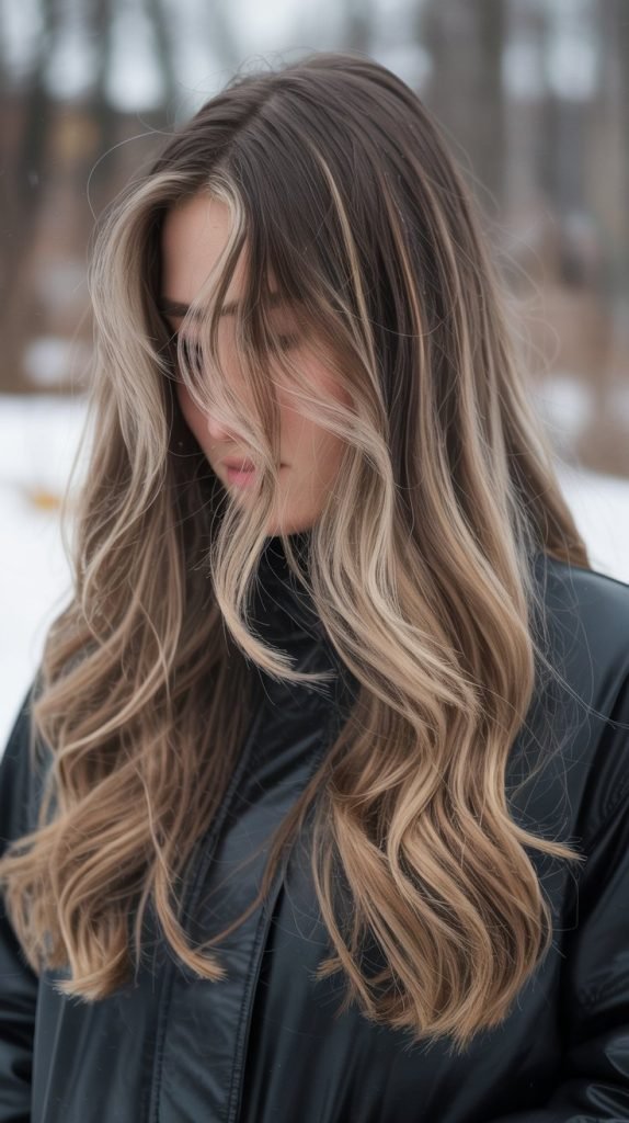 2. Ash-Blonde Balayage