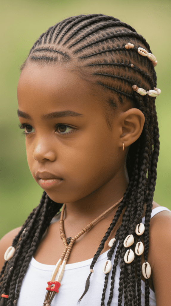 Fulani-Inspired Cornrows
