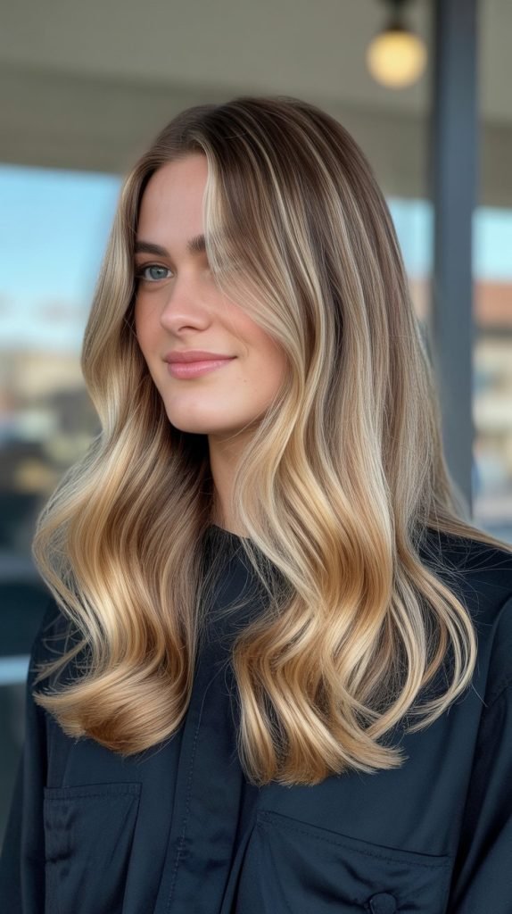 9. Golden Blonde Balayage