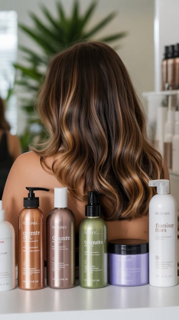 27. Caramel Highlights Maintenance and Care Guide