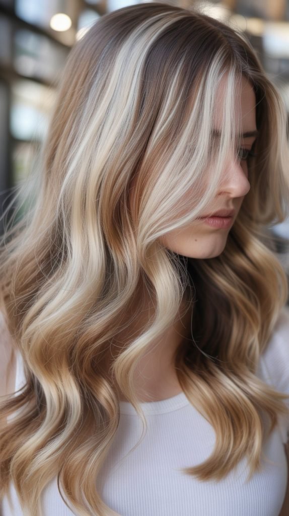 20. Balayage with Lowlights