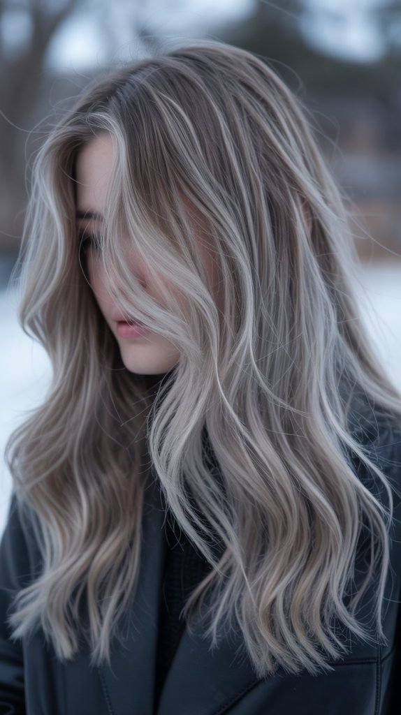 19. Cool-Toned Ash-Blonde Babylights