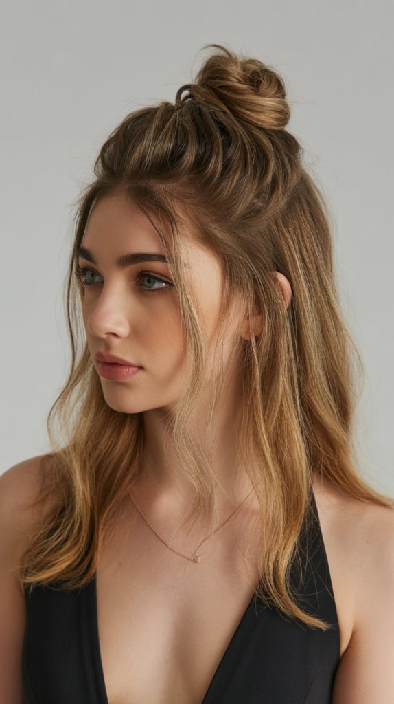 Half-Up Top Knot