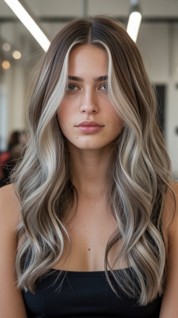 Ash Brown with Money Piece