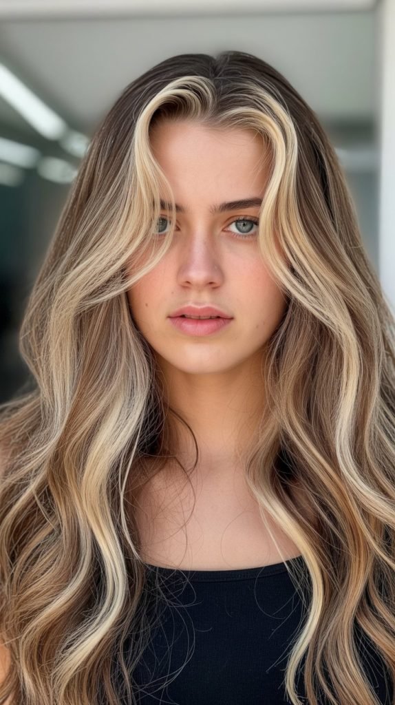 18. Blonde Money Piece Highlights