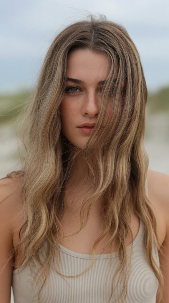 13. Sandy Blonde Beach Waves