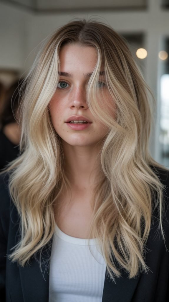 28. Lived-In Blonde Effortlessness
