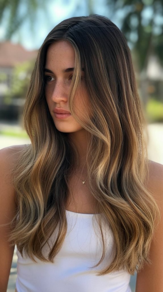 2. Honey Blonde Balayage