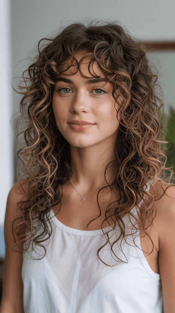 Strategic Blonde for Curly Hair