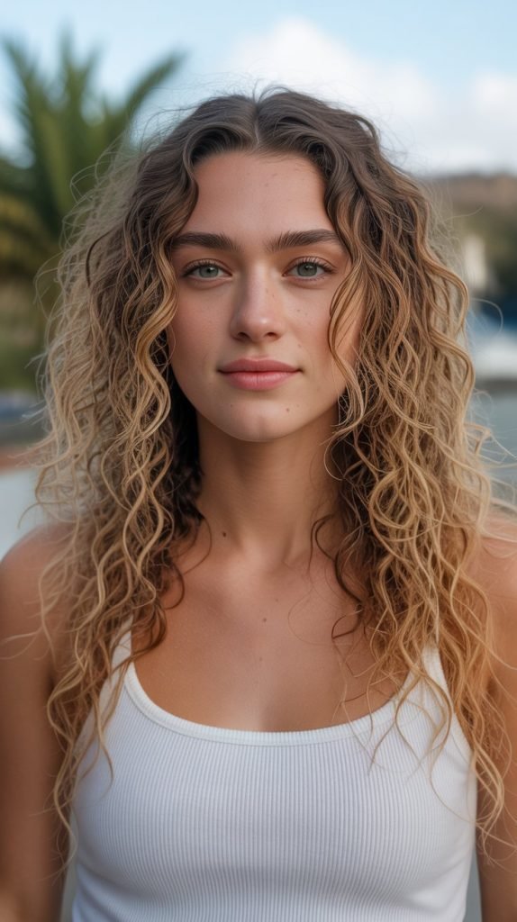 8. Sun-Kissed Blonde Ends (Ombre Effect)