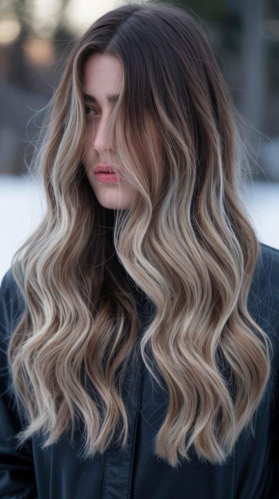 5. Ash-Blonde Ombré