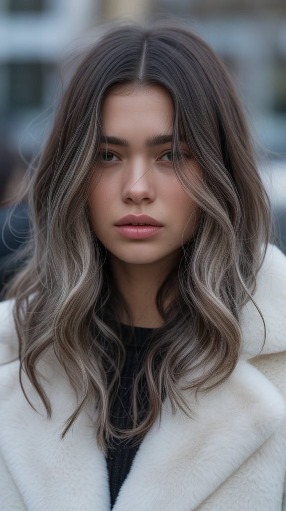 Icy Brunette Balayage