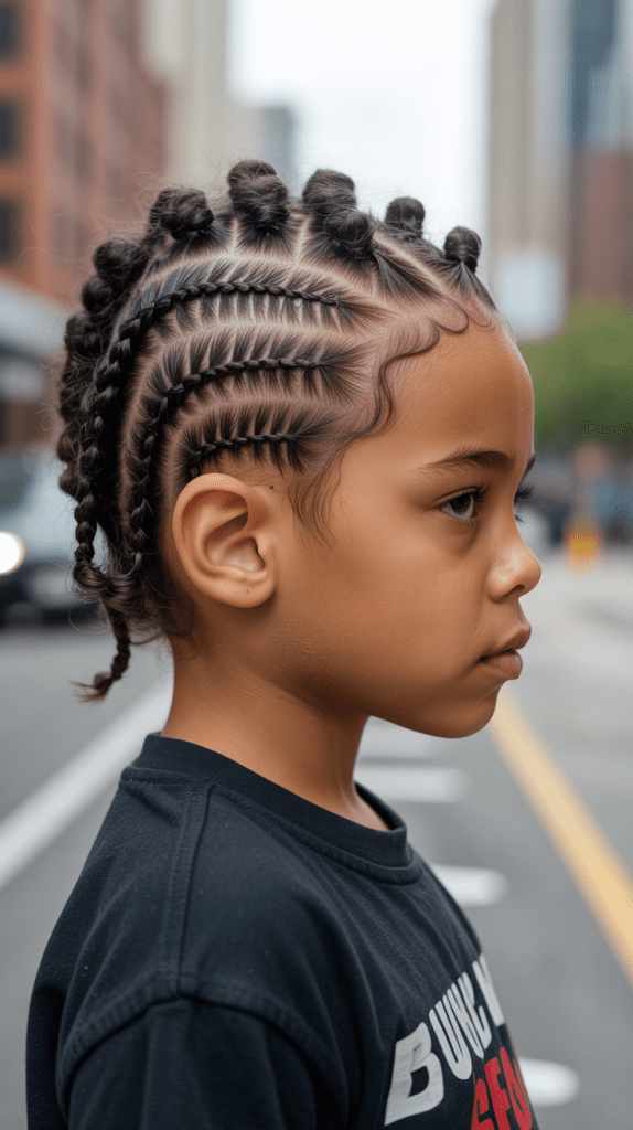 Mohawk Cornrow Style