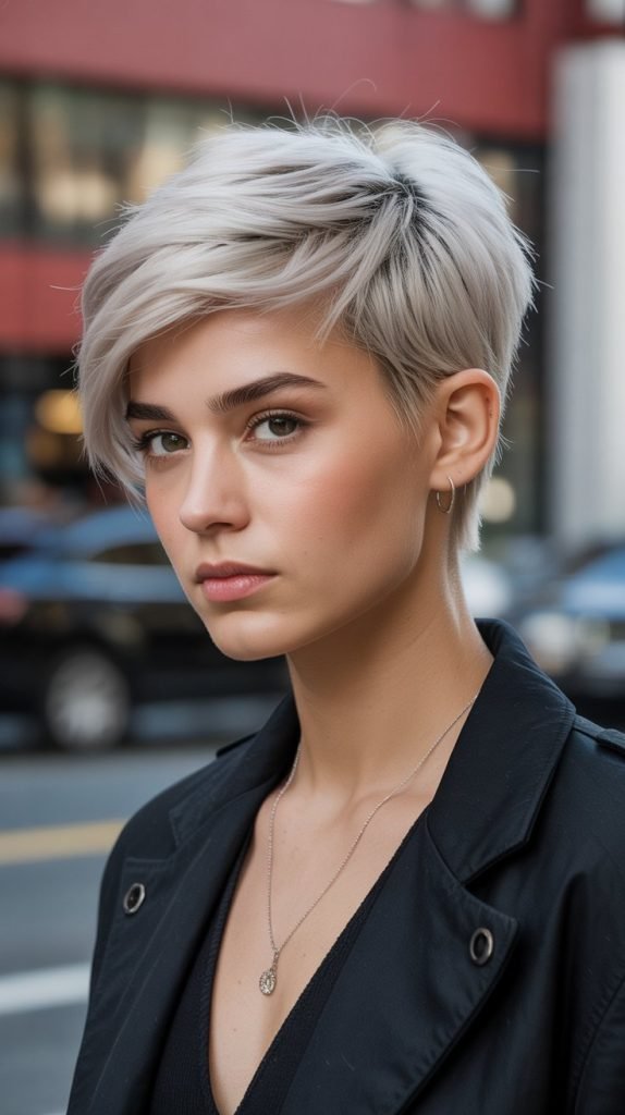. Long Pixie-to-Long Transition Cut