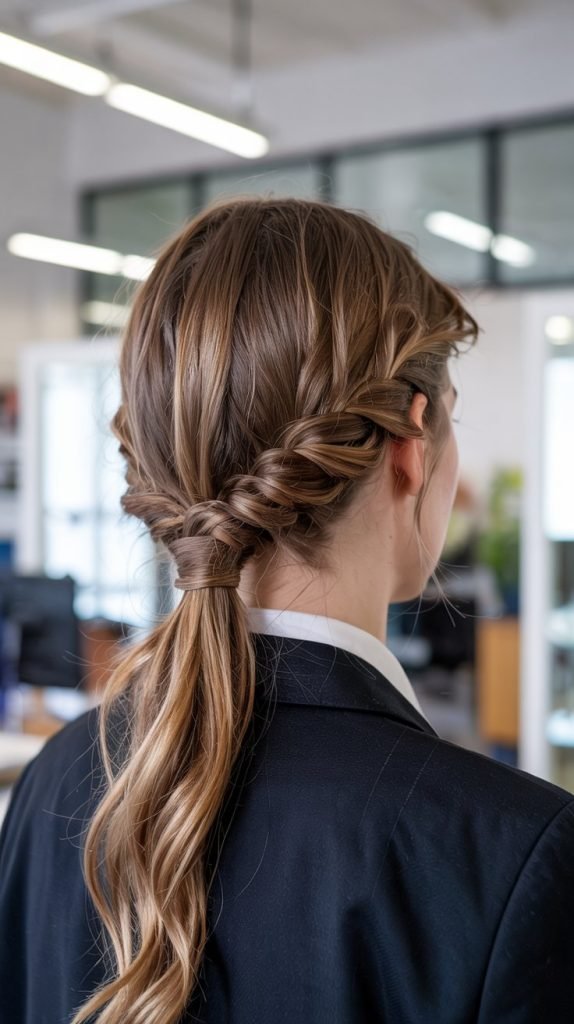 Half-Up French Twist