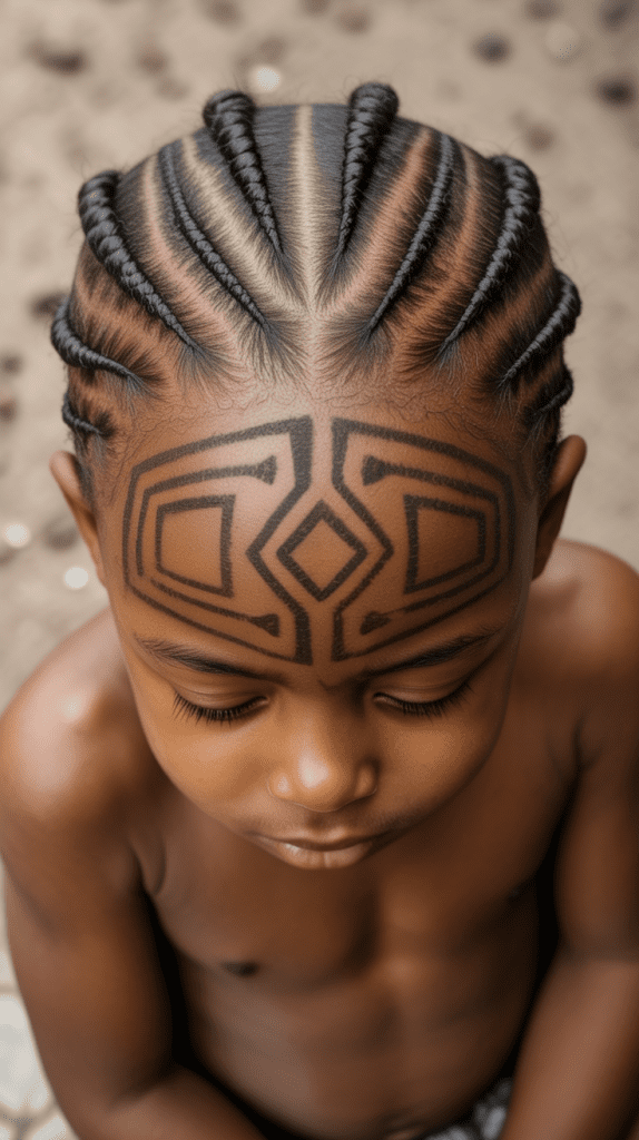 Tribal Cornrow Patterns