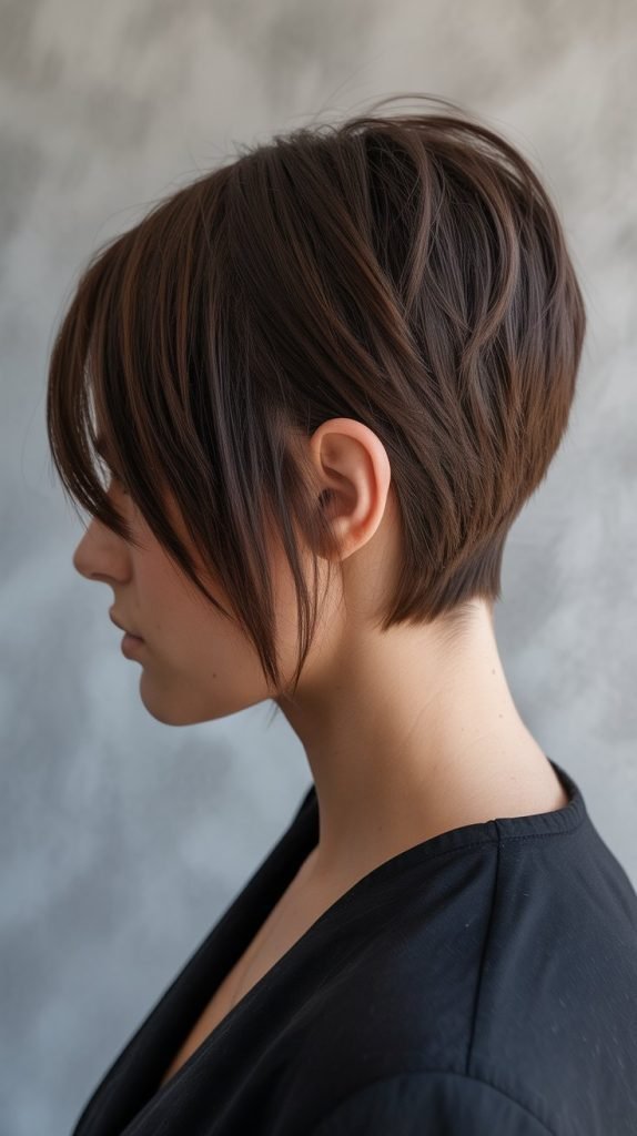 Stacked Bob with Micro Bangs