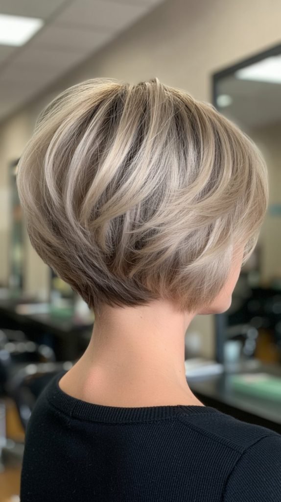 Choppy Bob with Graduated Back