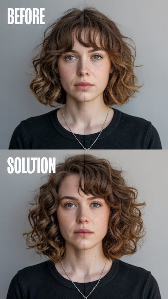 25. Long Bob with Curtain Bangs Troubleshooting