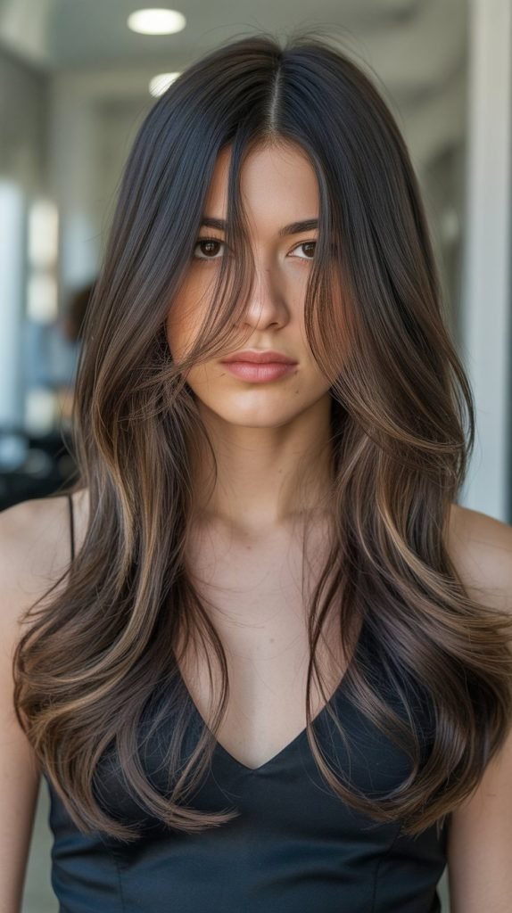 Long Hair with Internal Layers