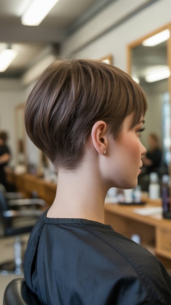 Pixie with Angled Nape