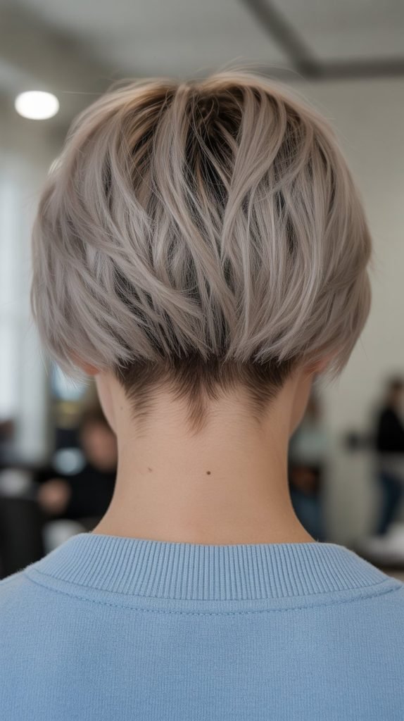 30. Choppy Bob with Nape Undercut
