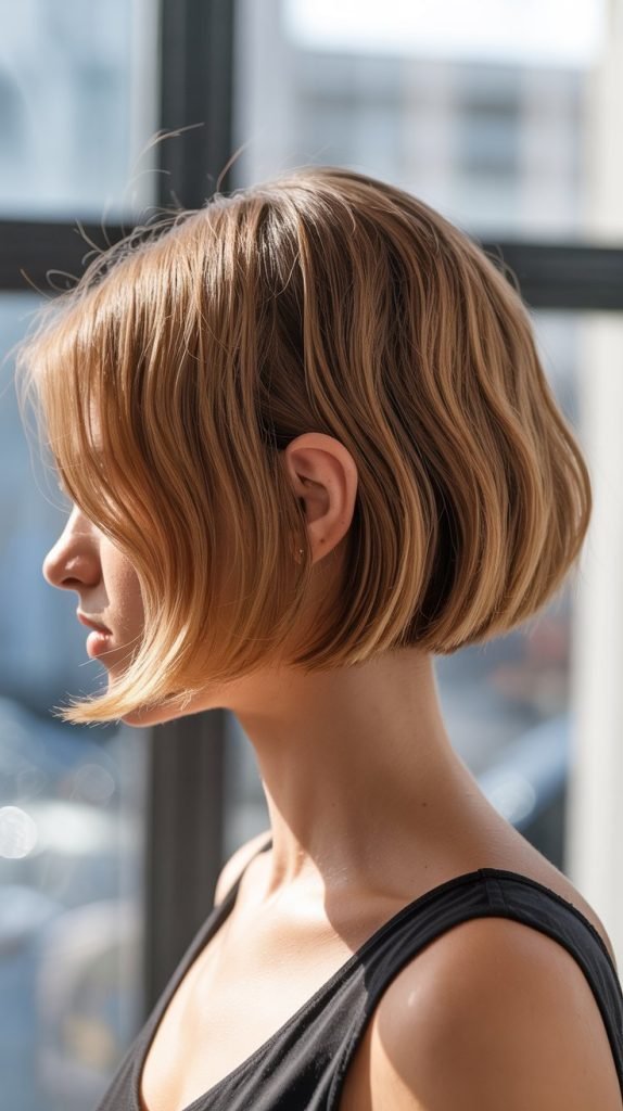 8. The Curved French Bob