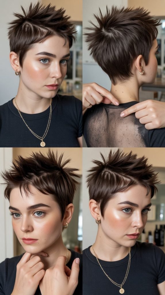 . Spiky Pixie Cut