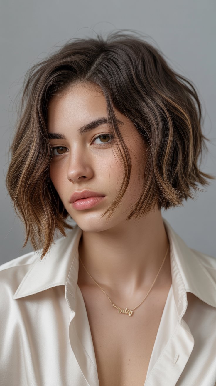 Trendy 37+ Lowlights for Short Brown Hair on Brunettes