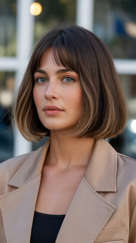 Long Bob with Bangs