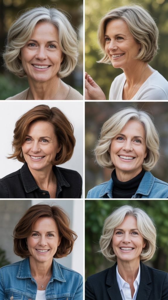 35 Sassy Bob Hairstyles for Older Women with Thin Hair