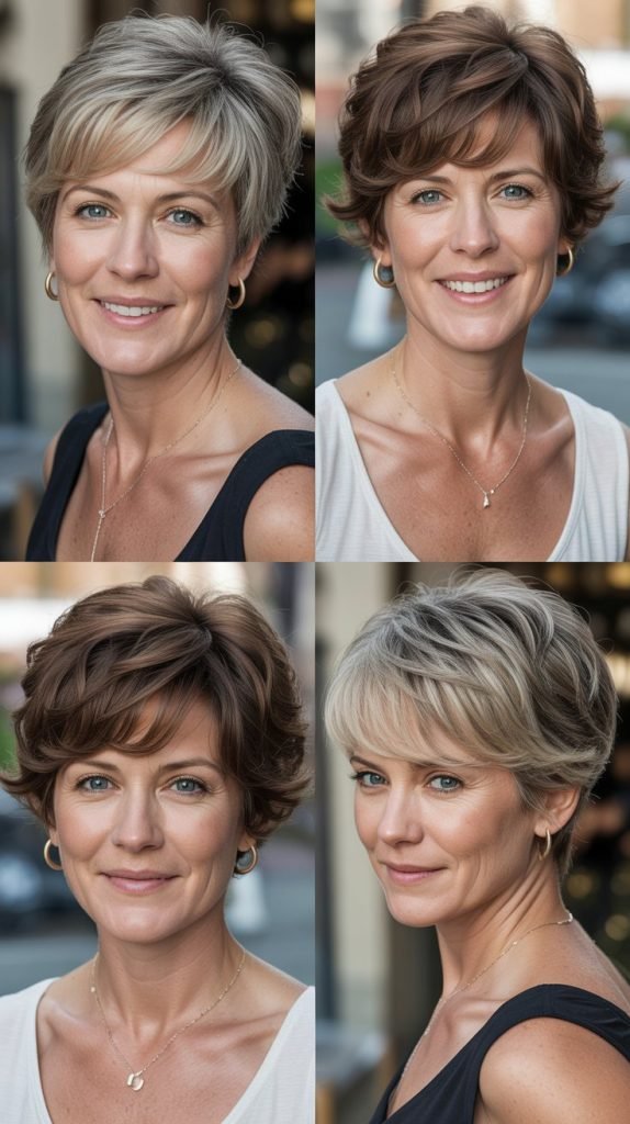 Choppy Pixie with Piecey Bangs