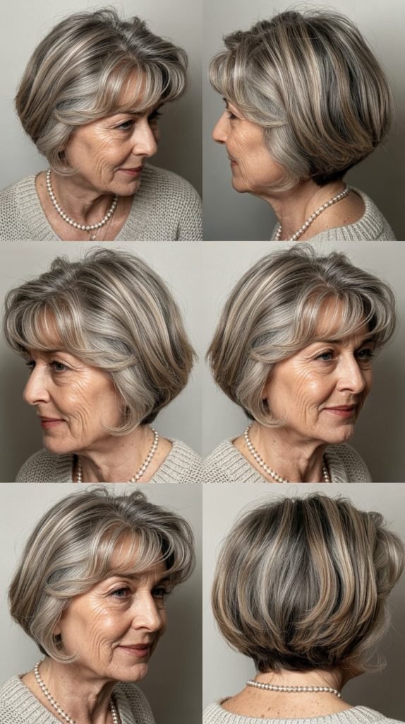 17. Layered Bob with Undercut