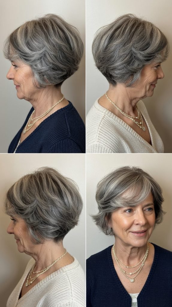 19. Rounded Bob with Interior Layers