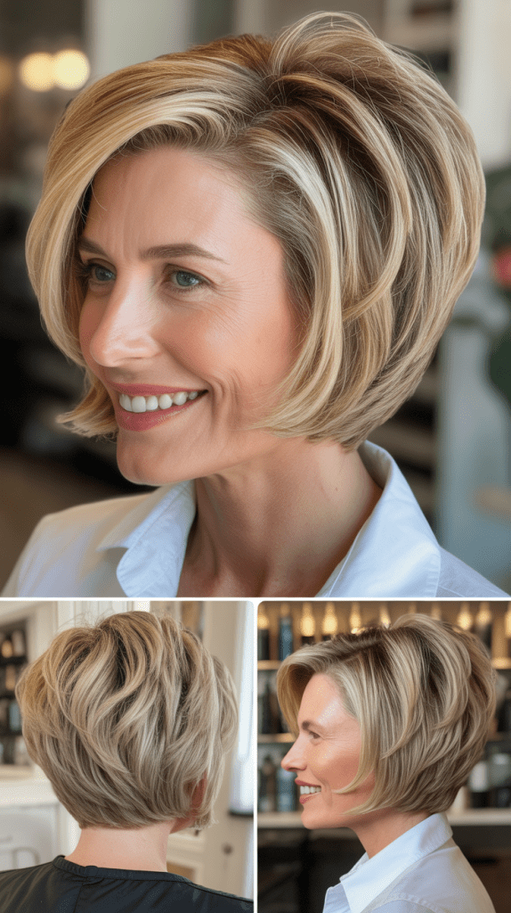 Inverted Bob with Stacked Layers