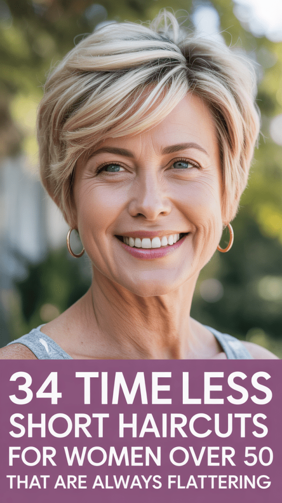Timeless Short Haircuts for Women Over 50 That Are Always Flattering