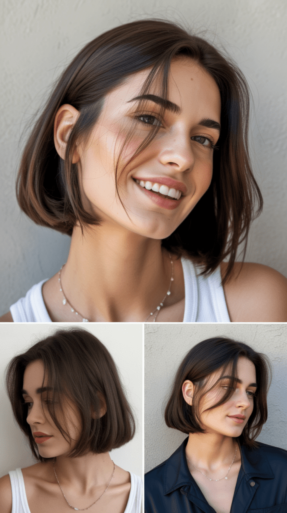 Asymmetrical Chin-Length Cut