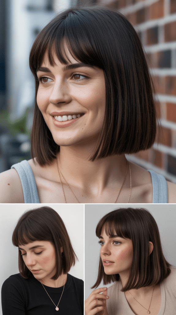 Blunt Bob with Micro Bangs