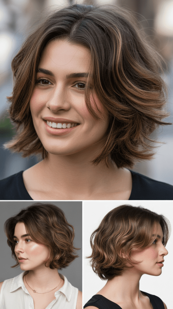 Chin-Length Cut with Feathered Layers