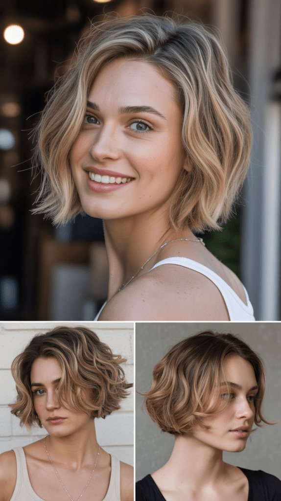 Choppy Bob with Disconnected Layers