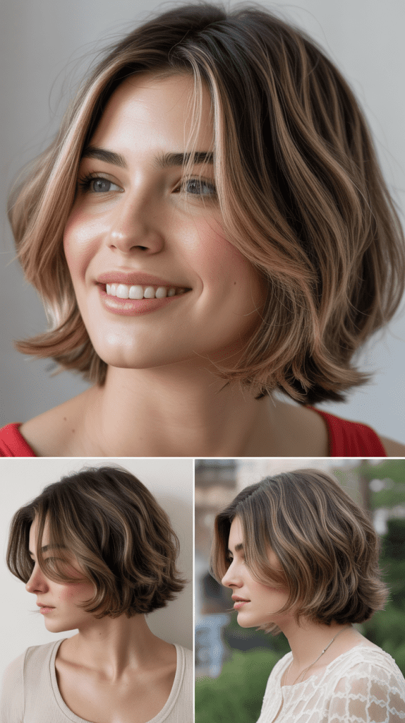 Layered Chin-Length Cut with Face-Framing Pieces