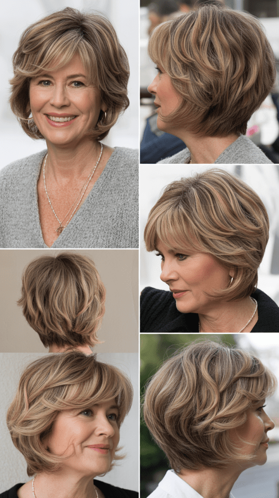 Layered Shaggy Bob