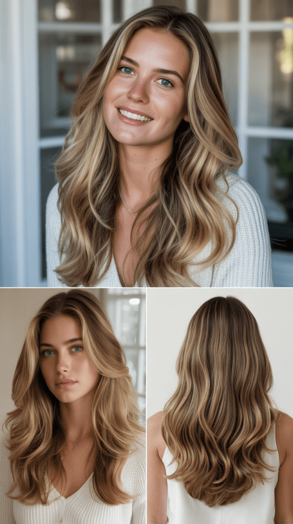 Layered with Peek-a-Boo Highlights