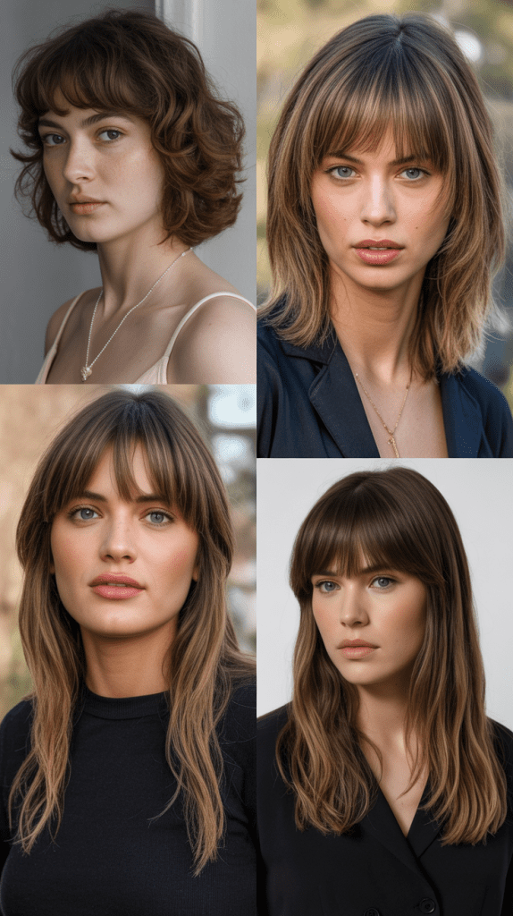 Baby Bangs with Medium Shag