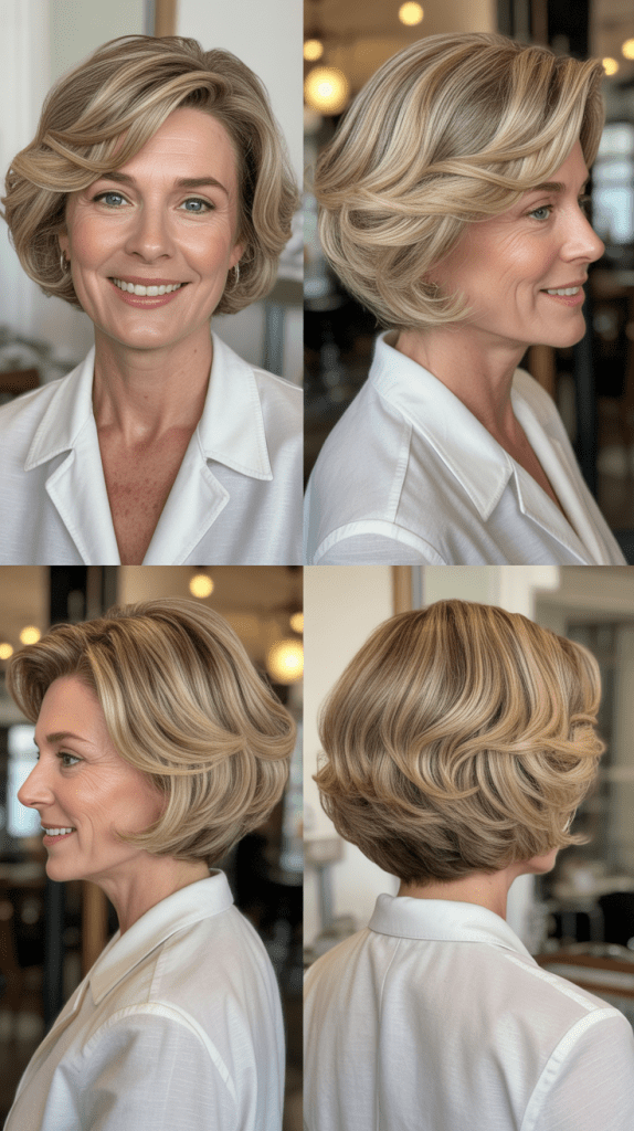 Classic Chin-Length Layered Bob