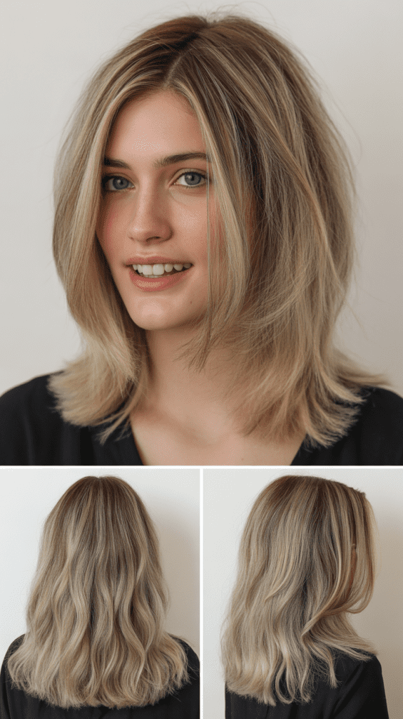  Layered Cut with Texturized Ends