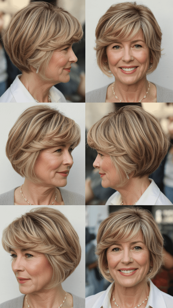 Face-Framing Layered Bob