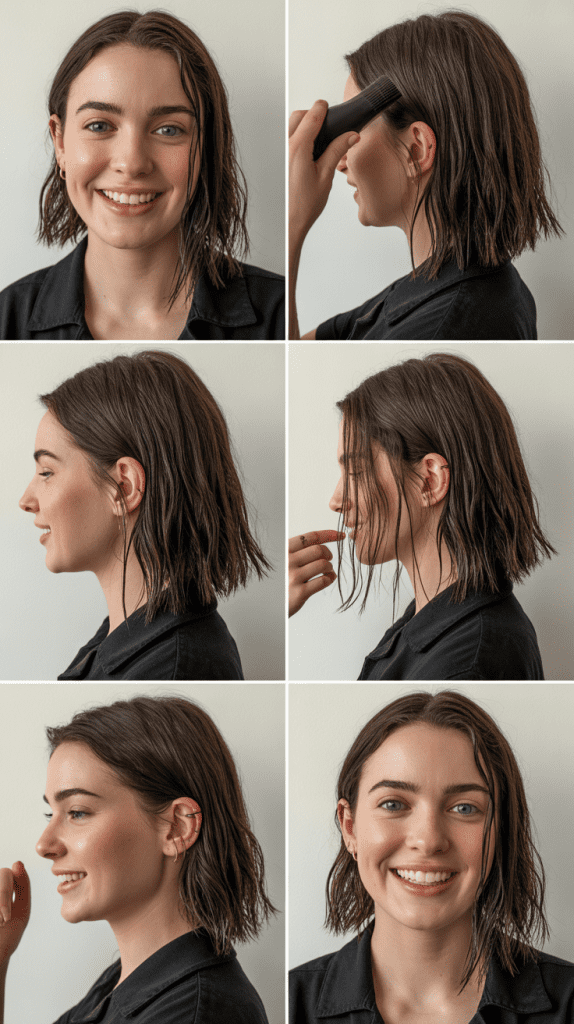 Daily Styling Routine for Blunt Bobs